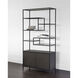 Stamos Black / Charcoal Grey Bookcase